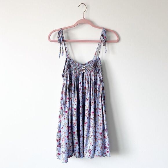 Free people intimately rule the world romper ditzy floral print women’s size S - Picture 2 of 7